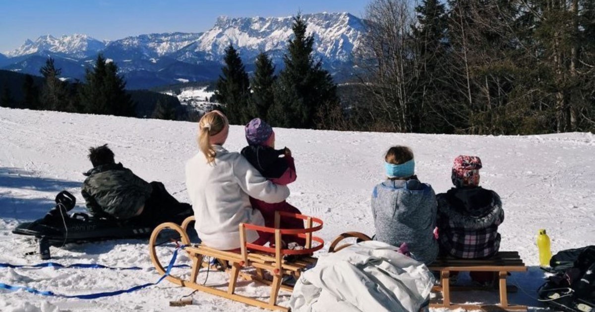 Die lauten Nachbarn unterwegs im Winter